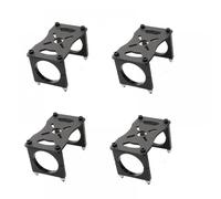 GHJtRs 4 Sets 3K Full Carbon Fiber Tube Clamp Mount Support Kit Compatible With RC Multicopter Compatible With 12/16/20/22/25/30mm Motor Base(30MM)
