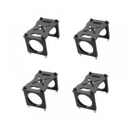 GHJtRs 4 Sets 3K Full Carbon Fiber Tube Clamp Mount Support Kit Compatible With RC Multicopter Compatible With 12/16/20/22/25/30mm Motor Base(25MM)