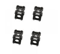 GHJtRs 4 Sets 3K Full Carbon Fiber Tube Clamp Mount Support Kit Compatible With RC Multicopter Compatible With 12/16/20/22/25/30mm Motor Base(12MM)