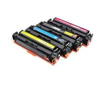 GHJtRs 4Color No Chip Toner Cartridge Set 416A 415A 414A W2020A 2040A 2030A Compatible With Pro M479fdw M479fnw M454dw M454nw Printers(No Chip-Black)