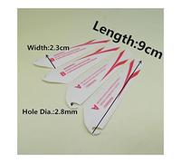 GHJtRs 4pcs 2A 2B 9cm 90mm Length 2.8mm Hole Main Propellers Compatible With R/C Helicopter Model Toys Spare Parts Shipping(4PCS 2A2B-01)