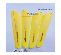 GHJtRs 4pcs 2A 2B 9cm 90mm Length 2.8mm Hole Main Propellers Compatible With R/C Helicopter Model Toys Spare Parts Shipping(4PCS 2A2B-02)