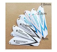 GHJtRs 4pcs 2A 2B 9cm 90mm Length 2.8mm Hole Main Propellers Compatible With R/C Helicopter Model Toys Spare Parts Shipping(8PCS-01)