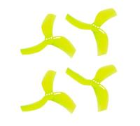 GHJtRs 4PCS 3-D63 Propellers 1.5mm Shaft Compatible With Beta95X V3 Pavo25 Whoop Racing Drone Accessories Compatible With RC Propeller(YELLOW 4PCS)
