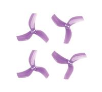GHJtRs 4PCS 3-D63 Propellers 1.5mm Shaft Compatible With Beta95X V3 Pavo25 Whoop Racing Drone Accessories Compatible With RC Propeller(PURPLE 4PCS)