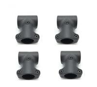 GHJtRs 4PCS Nylon D20mm Tee Joint Compatible With 20mm 25mm Tripod T-shape Carbon Tube Arm Three-channel Fixed Connector Compatible With RC UAV Drone(25MM TO 25MM)