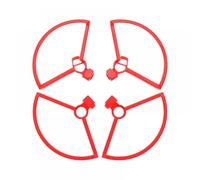 GHJtRs 4pcs Quick Release Propeller Guard Ring Cover Protective Kit Compatible With D 2 SE Compatible Drone Accessories(A RED)