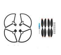 GHJtRs 4pcs Quick Release Propeller Guard Ring Cover Protective Kit Compatible With D 2 SE Compatible Drone Accessories(C 2 IN 1 B)