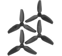 GHJtRs 4PCS T3X3X3 Propellers Compatible With RC Drone 3 Tri 3 Inch Compatible With CW CCW Polycarbonate Replacement Black(4PCS T3X3X3 BLACK)