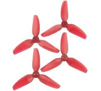 GHJtRs 4PCS T3X3X3 Propellers Compatible With RC Drone 3 Tri 3 Inch Compatible With CW CCW Polycarbonate Replacement Black(4PCS T3X3X3 RED)