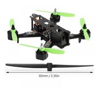 GHJtRs 8 Pairs Compatible CW CCW 60mm Propellers Compatible With RC Racing Drone Quadcopter Aircraft UAV Spare Parts Accessories(GREEN)