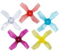 GHJtRs 8 Pairs Of Replacement Propellers Compatible With Tinywhoop Drone Compatible With 31mm 1220 1.2X2X4 4-PC Props 0.8mm 1mm Compatible With RC Freestyle DIY(ONLY 8PAIRS 0.8MM BLUE)