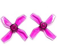 GHJtRs 8 Pairs Of Replacement Propellers Compatible With Tinywhoop Drone Compatible With 31mm 1220 1.2X2X4 4-PC Props 0.8mm 1mm Compatible With RC Freestyle DIY(8PAIRS 1MM PURPLE)