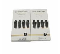 GHJtRs 8331 Low Noise Propellers Compatible With D Pro Platinum 2 4 8 Pairs Quick Release Drone Accessories(4 PAIRS SILVER)