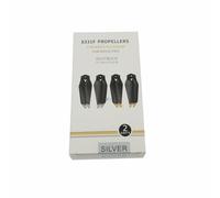 GHJtRs 8331 Low Noise Propellers Compatible With D Pro Platinum 2 4 8 Pairs Quick Release Drone Accessories(2 PAIRS SILVER)