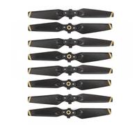 GHJtRs 8pcs 4730F Quick Release Folding Propellers Compatible With D Compatible Drone Accessories CW CCW Replacement Parts(GOLD STRIPE)