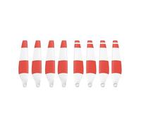 GHJtRs 8PCS 6030F Propellers Low Noise Lightweight Replacement Compatible With NI 3 Pro And NI 4 Pro Drones(8PCS WHITE RED)