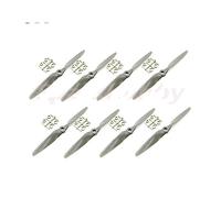 GHJtRs 8PCS 6x4E 6x4R 6040 CW CCW Nylon Propeller 2 Props Compatible With KV2200-2450 Brushless Motor Compatible With RC Airplane Accessories(8PCS 6X4R)