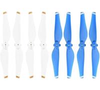 GHJtRs 8PCS Quick Release Propellers Compatible With Air Drone Red And White Replacement Accessories Compatible With Similar Models(WHITE BLUE)