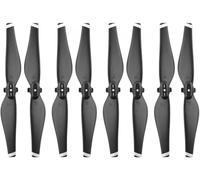 GHJtRs 8PCS Quick Release Propellers Compatible With Air Drone Red And White Replacement Accessories Compatible With Similar Models(BLACK GOLD WHITE)