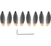GHJtRs 8pcs Replacement Propellers Compatible With 4K Camera Drone Compatible With Anafi CW CCW Accessories With Tool Kit(GOLD)
