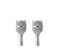 GHJtRs Aluminum Joystick Sticks Compatible With Remote Controller Compatible With NI 4 Pro Air 3 Mini3 Pro 3 RC 2 Drone Accessories(SILVER)
