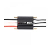 GHJtRs Brushless ESC Compatible With RC Boats Waterproof 50A 70A 90A 120A 150A Compatible With 2-6S BEC System And Program Card(90A (2-6S))