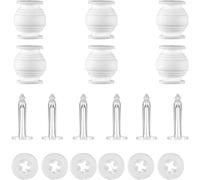 GHJtRs Compatible Drone Accessories Phantom 3 6pcs Rubber Damping Balls Anti Fall Off Camera Mount Holder Replacement Spare Parts