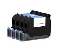 GHJtRs Compatible Eco Solvent Ink Cartridge 2588 Black For 600DPI Portable 12.7mm Thermal Handheld Inkjet Expiry Date Coder Refurbish printer(1 BLACK CARTRIDGES)