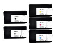GHJtRs Compatible Ink Cartridge Set For Officejet Pro 8100 8600 8610 8620 8630 251dw 276dw Models 950XL 951XL 950 951(BK BK C M Y)
