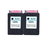 GHJtRs Compatible Ink Cartridges For C6656A C6657A 56 57 450 450CBI 450CI 450WBT F4140 F4180 5150 5550(2BK)