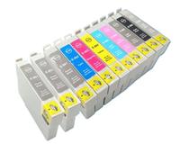 GHJtRs Compatible Ink Cartridges For T0961 To T0969 For Use With Photo Refurbish printer R2880 Photo Classic Ink Included(1 SET PLUS 2 PBK)