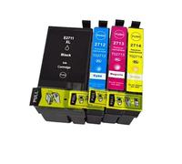 GHJtRs Compatible Ink Cartridges For T2711 T2712 T2713 T2714 27 XL For WF-7110 WF-7610 WF-7620 WF-3620 WF-3640 Printers