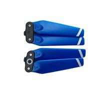 GHJtRs D 4pcs Quick-Release Folding Drone Propellers 4730 Accessories Compatible With Similar Models Blue Red White(BLUE)