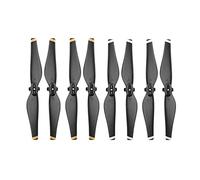 GHJtRs D Air Drone Compatible 8PCS Quick Release Propellers Replacement Accessories Spare Parts Screw Wing Fan(BLACK GOLD WHITE)