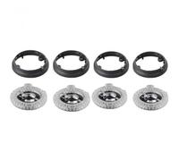GHJtRs D Compatible With Part Shade Light Lamp Cover And Replacement Base Plate Compatible With Compatible Lamp Protection Component(4PC COVER AND PLATES)