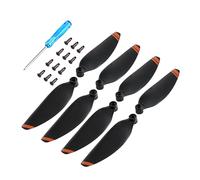 GHJtRs D Drone 4726F Propeller Set 8 Pack Compatible With 2 Colorful Replacement Spare Parts Accessories(BLACK ORANGE)