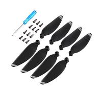 GHJtRs D Drone 4726F Propeller Set 8 Pack Compatible With 2 Colorful Replacement Spare Parts Accessories(BLACK SILVER)