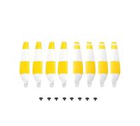 GHJtRs D NI 3 Pro 8 Pack 6030F Quick Release Propellers Compatible With D NI 3 Pro Drone Compatible Low Noise Reduction Accessories(YELLOW AND WHITE 8)