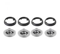 GHJtRs D Part Shade Light Lamp Cover And Base Protection Component Replacement Compatible With Similar Models(4PCS COVER AND PLATE)