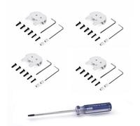 GHJtRs D Phantom 3 Motor Mount Base Protector Guard Cover Aluminum Reinforcement Plates 4Pcs Anti-Crack Anti-Crush Compatible Kit(4PCS SILVER)