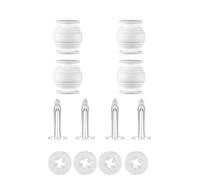 GHJtRs D Phantom 3 Soft Damping Balls Rubber Damper Anti-Drop Pins Locker Replacement Kit Compatible With Similar Models 4 Pcs