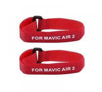 GHJtRs D Propeller Motor Fixer Compatible With D Air 2 2S Drone 7238 Magic Tape Straps Hook Loop Cord Compatible With Air 2 2S Accessories(2 PCS RED)