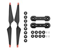 GHJtRs D T30 3820 Carbon Fiber Propellers CW CCW Compatible With D Agras T30 Paddle Clamp Clip Rubbers Black White(A kit)