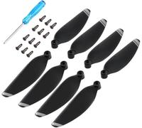 GHJtRs Drone Accessories Compatible With 4726F Propeller Compatible With 2 8pcs Colorful Replacement Props Spare Parts Combo Helices Fun Wing Fans(BLACK SILVER)