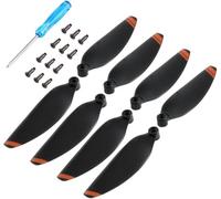 GHJtRs Drone Accessories Compatible With 4726F Propeller Compatible With 2 8pcs Colorful Replacement Props Spare Parts Combo Helices Fun Wing Fans(BLACK ORANGE)
