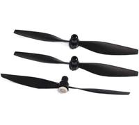 GHJtRs Drone Accessories Compatible With Volantex RC Warbird Propeller 761-8 F4U 761-9 TRO Jan T28 2 Pcs Propeller Replacement Parts Compatible With RC Plane Plane Set Of Two(SET OF THREE)