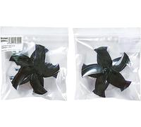 GHJtRs Ducted 90mm-5 5in PC Propeller Compatible With Freestyle And 3.5inch Cinewhoop Drones Replacement DIY Parts Compatible With Ducted Drones 2Pairs 2mm Black(2PAIRS 1.5MM BLACK)