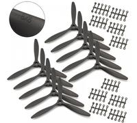 GHJtRs Efficient Three Drone Propellers 8060 9060 1060 1170 Compatible With RC Airplane Available In 1 2 4PCS(10PCS 8060)