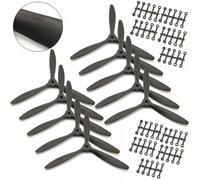 GHJtRs Efficient Three Drone Propellers 8060 9060 1060 1170 Compatible With RC Airplane Available In 1 2 4PCS(10PCS 1170)